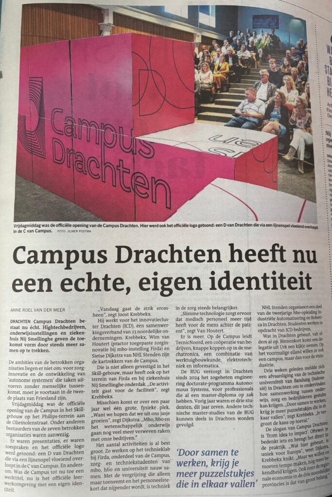 20250926 Opening Campus Newspaper article